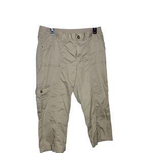 Croft & Barrow Tan Cropped Pants